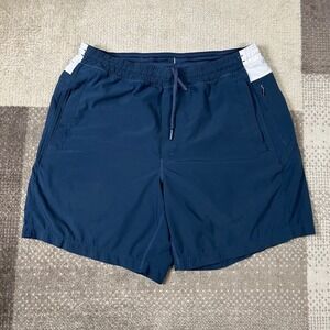 BirdDog Boom Shorts Mens L Blue Athletic Training Gym‎ Casual Lightweight